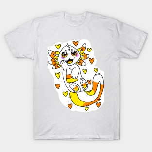 Candycorn axolotl T-Shirt